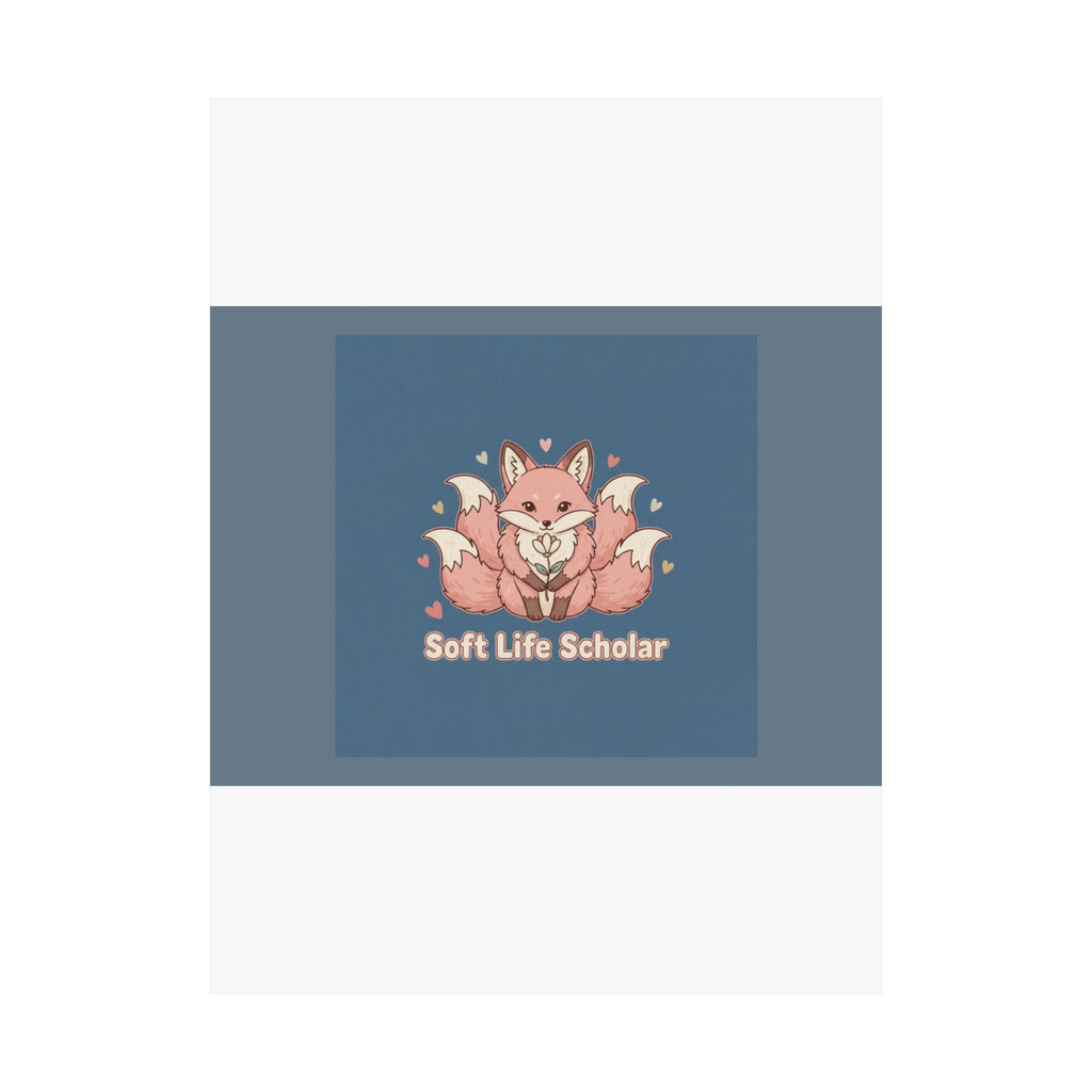 Kitsune Poster – Soft Life Scholar