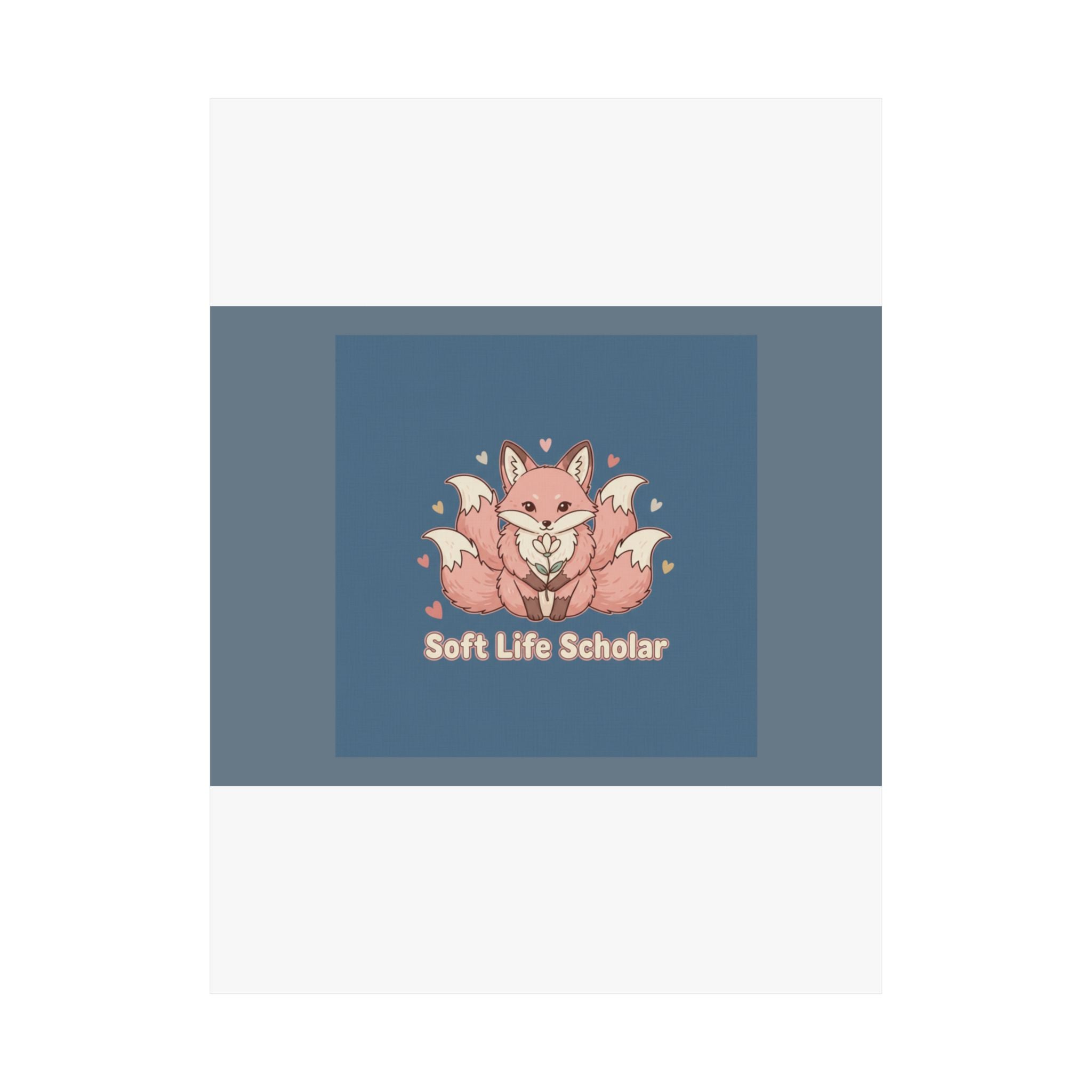 Kitsune Poster – Soft Life Scholar