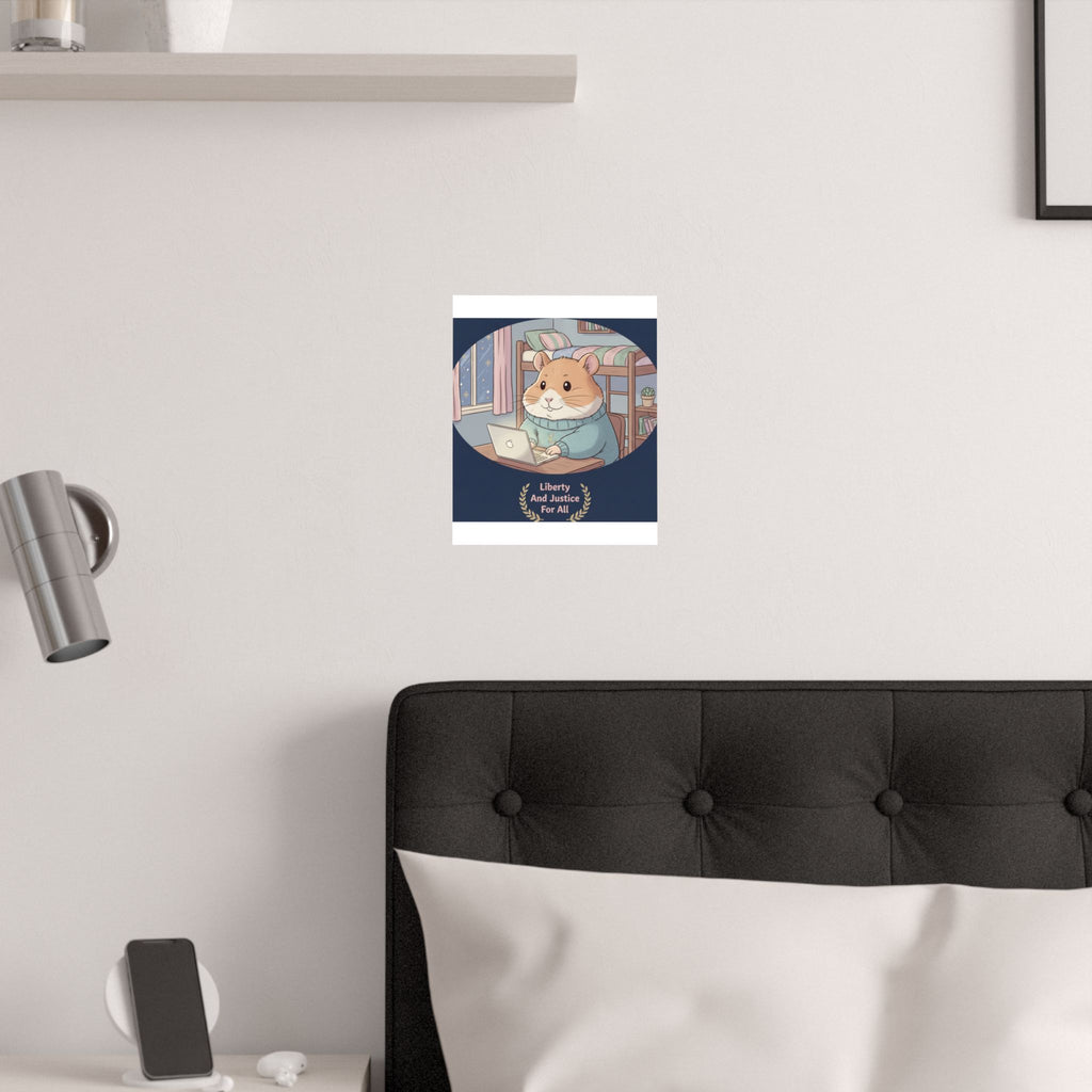 Bunny Poster – Liberty and Justice for All