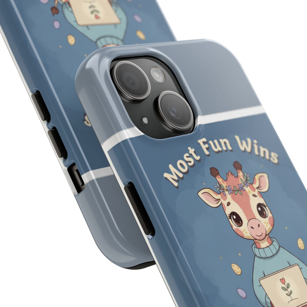 Giraffe Tough Phone Case – Most Fun Wins