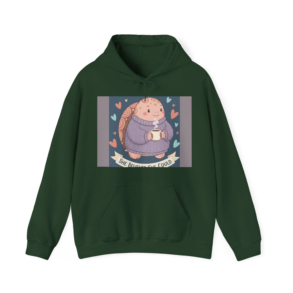 Turtle Hoodie – She Believed She Could