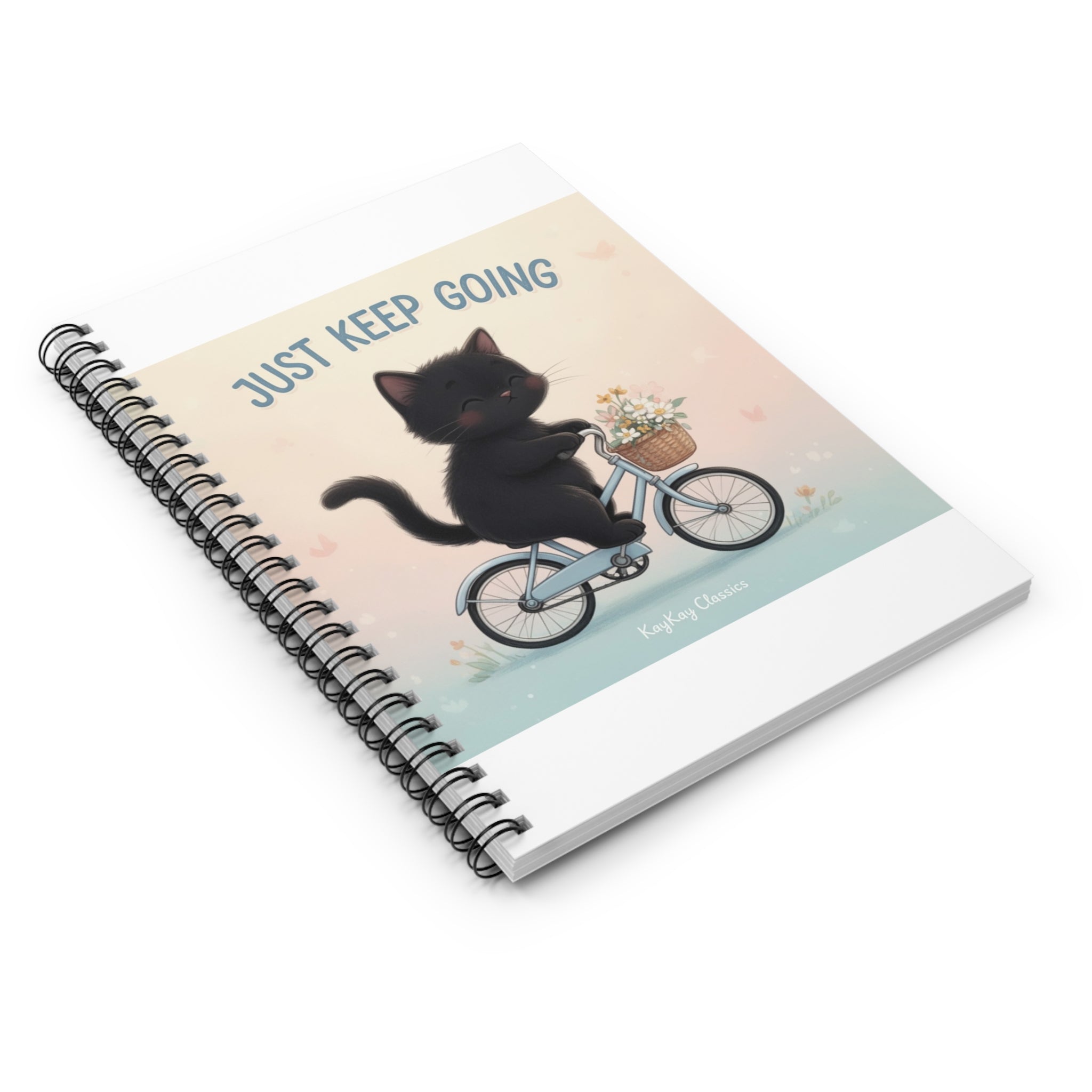 JUST KEEP GOING Spiral Notebook