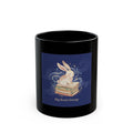 Big Brain Energy Rabbit Black Mug 11oz