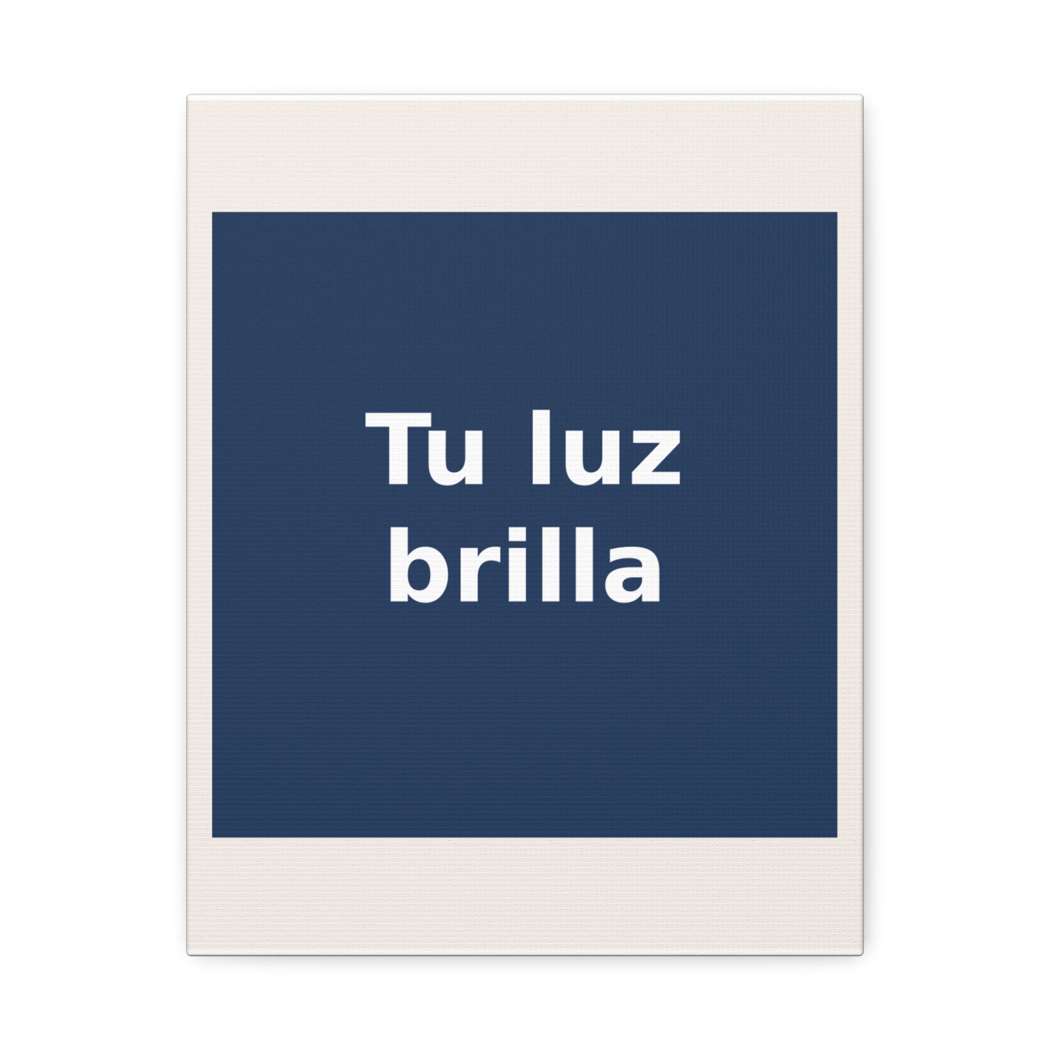 "Tu luz brilla" Black Cat Canvas | College Girl Gift | Fashion | KayKay Classics