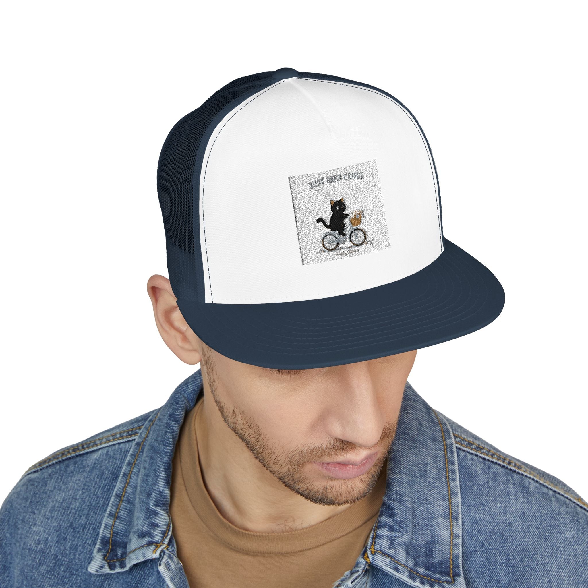 "Design" Black Cat Trucker Cap | College Girl Gift | Fashion | KayKay Classics