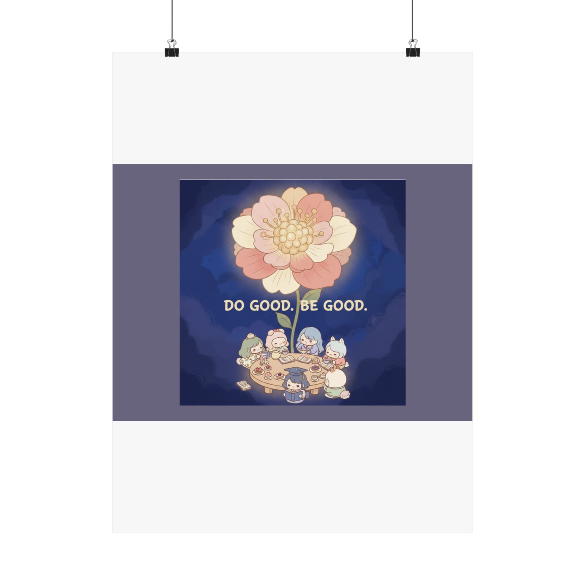 Tiny Chibi Creatures Poster – Do Good Be Good