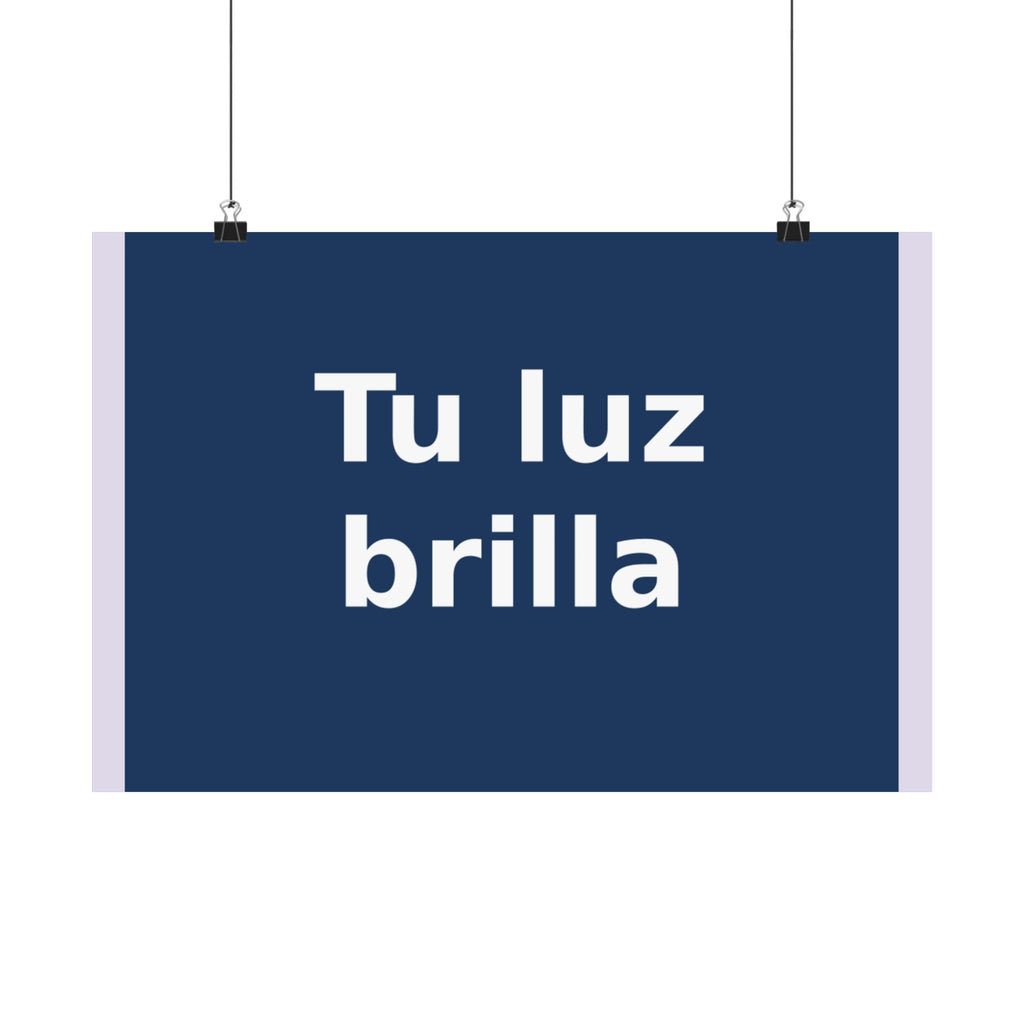 "Tu luz brilla" Black Cat Poster | Trendy Gift for Her | Lifestyle | KayKay Classics