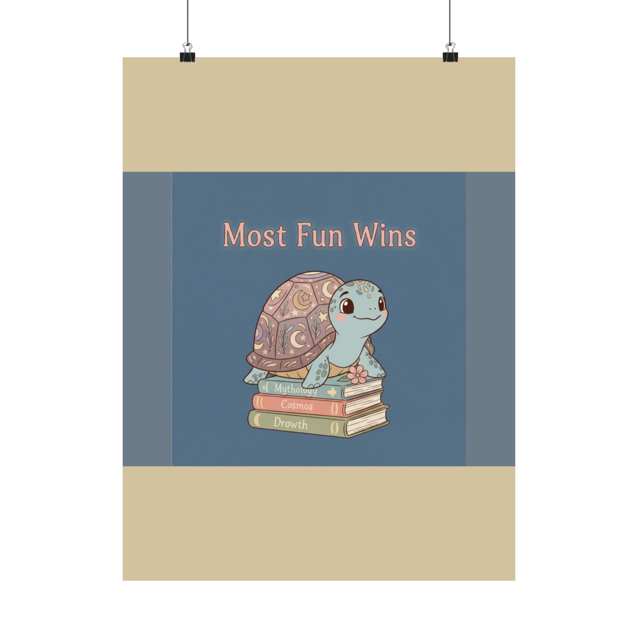 Turtle Poster – Most Fun Wins