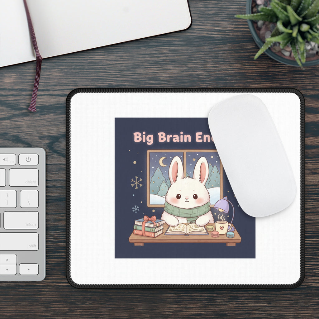 Bunny Mouse Pad – Big Brain Energy