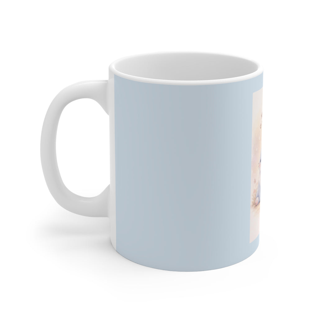 "YOU'RE NEVER TOO MUCH" Black Cat Mug | College Girl Gift | Fashion | KayKay Classics