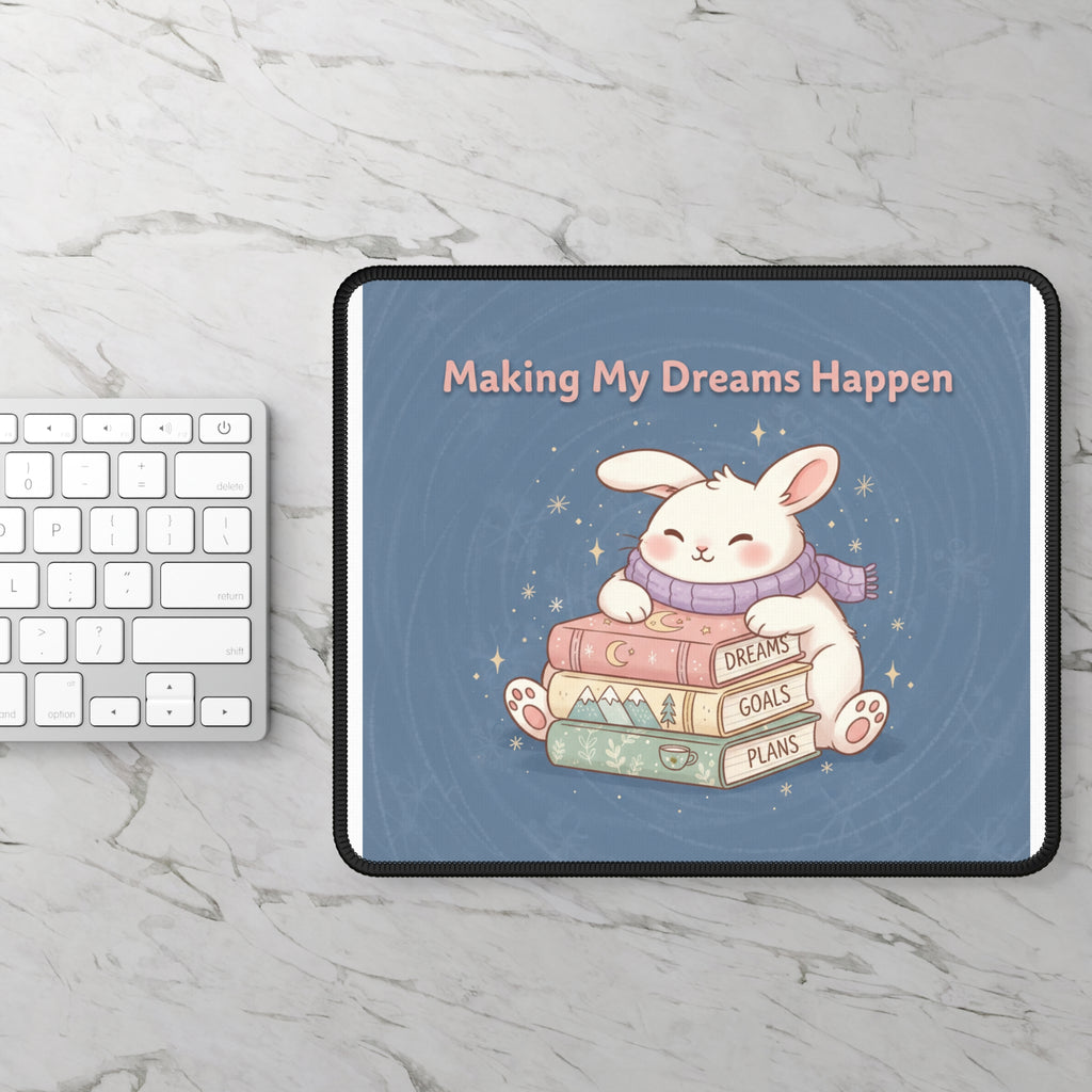 Rabbit Mouse Pad – Making My Dreams Happen