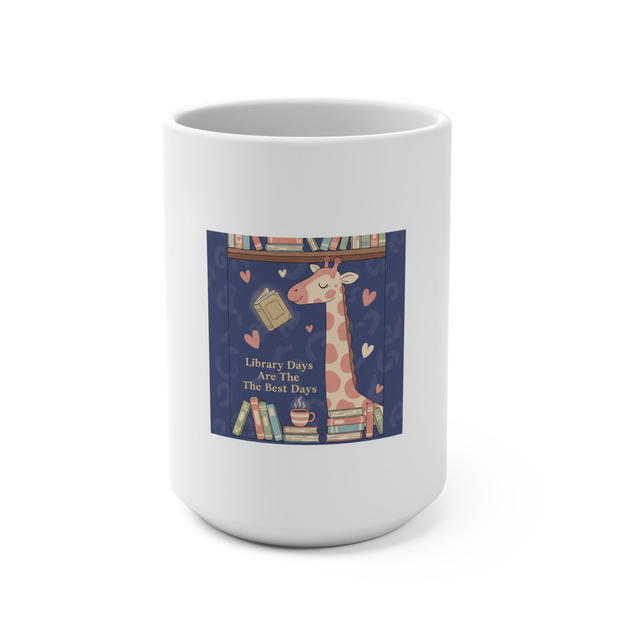 Bunny Mug 15oz – Library Days Are the Best Days