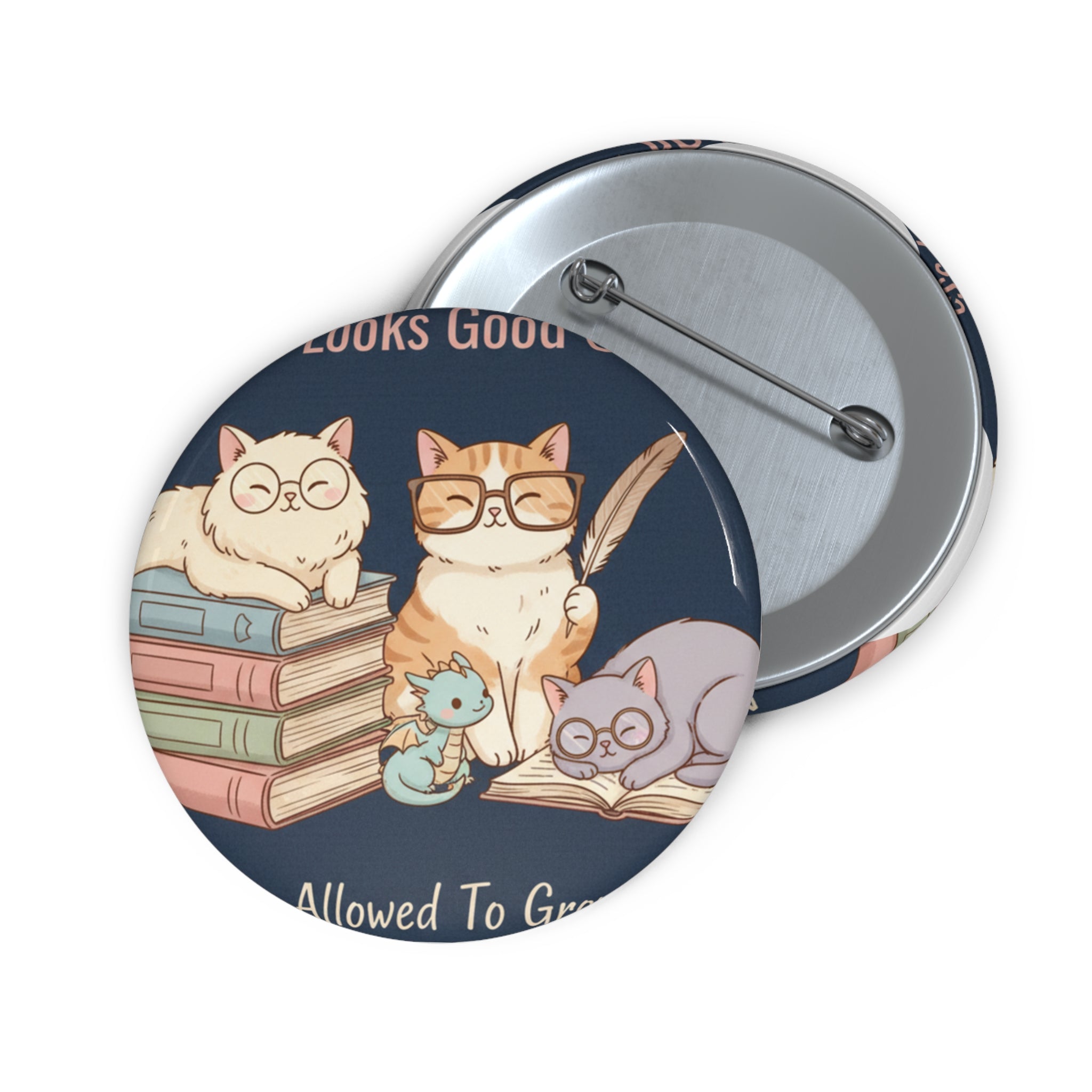 Bunny Pin Button – Success Looks Good on You You Are Allowe