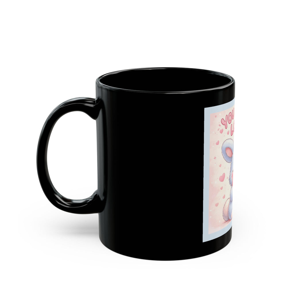 "YOU ARE SO LOVED" Black Cat Black Mug | College Girl Gift | Fashion | KayKay Classics