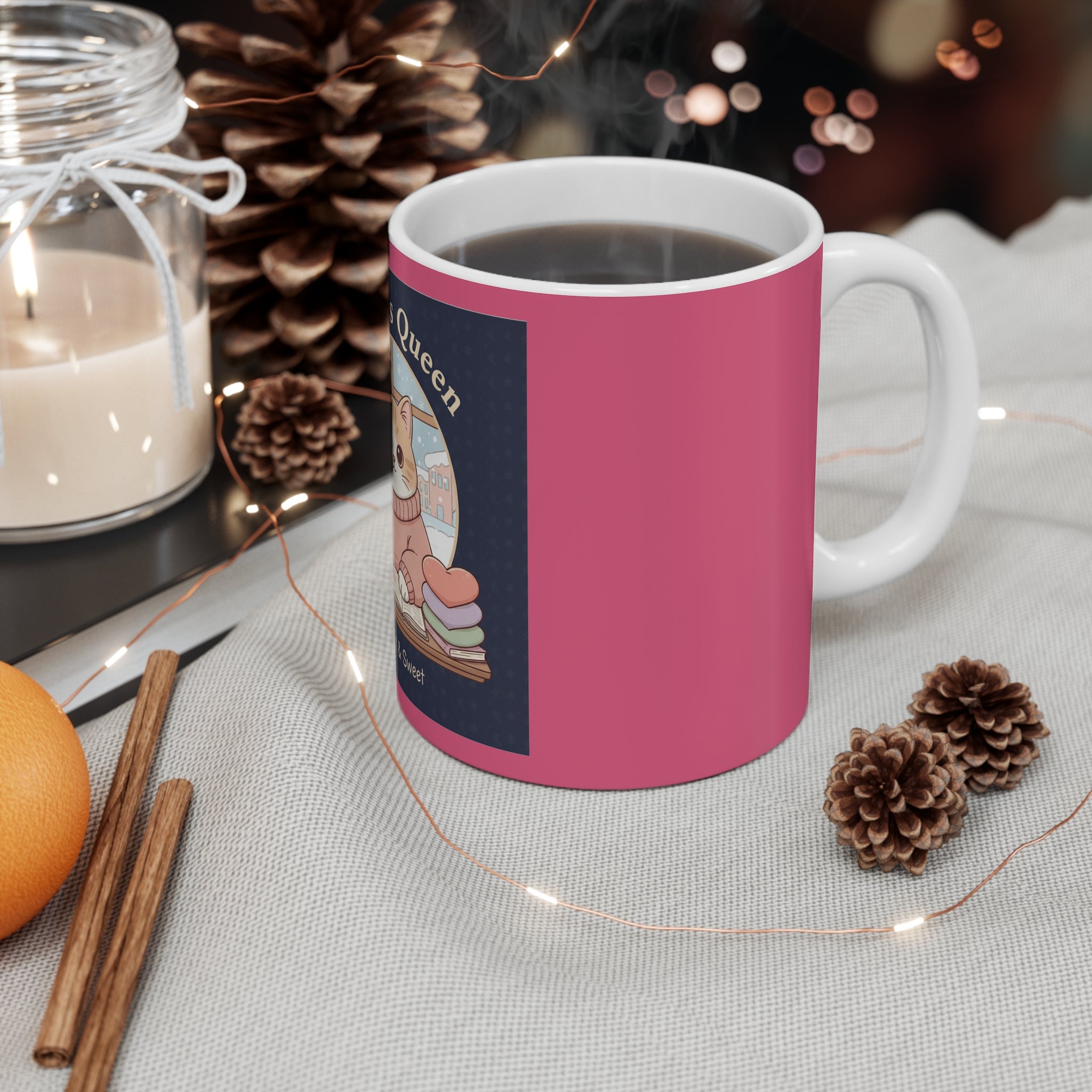 Cat Mug 11oz – Campus Queen