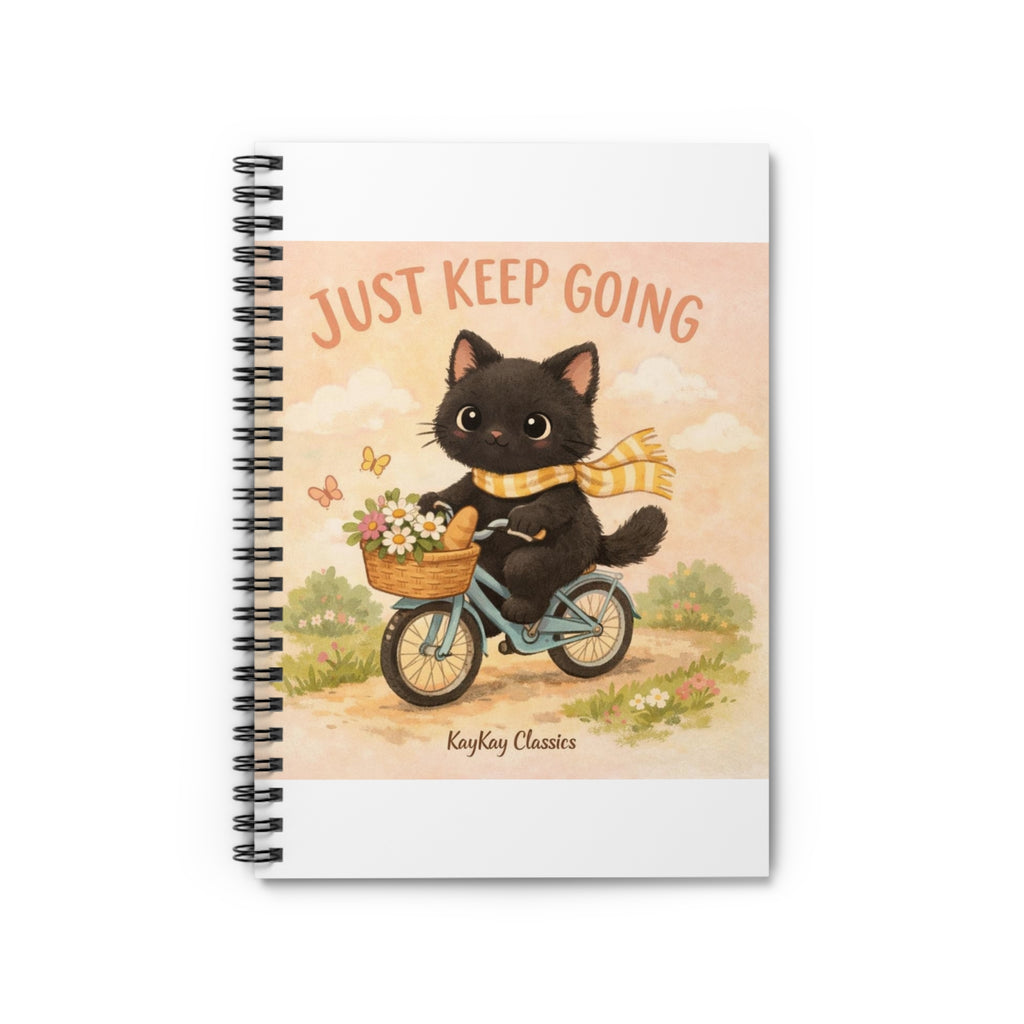 JUST KEEP GOING Spiral Notebook