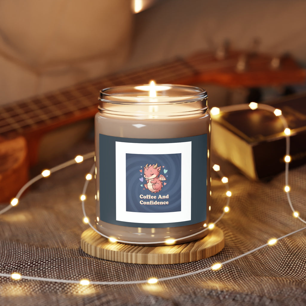 Bear Scented Candle – Coffee and Confidence