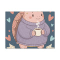 Turtle Canvas Print – She Believed She Could