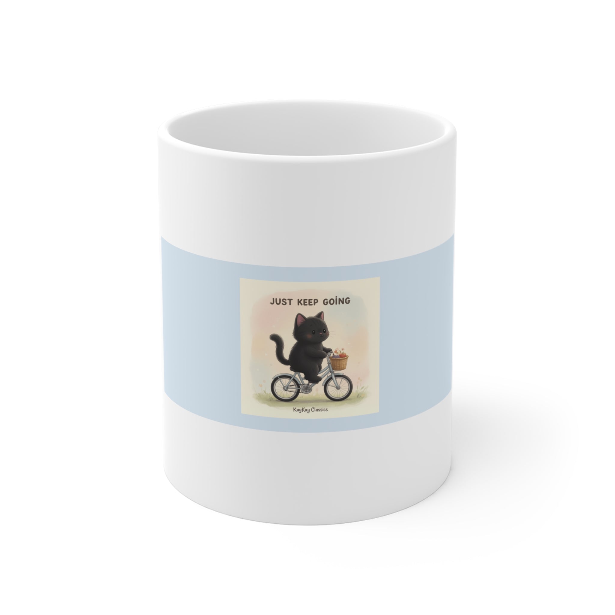 "Study Hard Dream Big" Black Cat Mug | College Girl Gift | Fashion | KayKay Classics