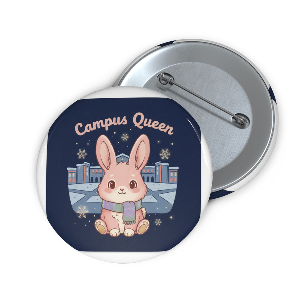 Rabbit Pin Button – Campus Queen