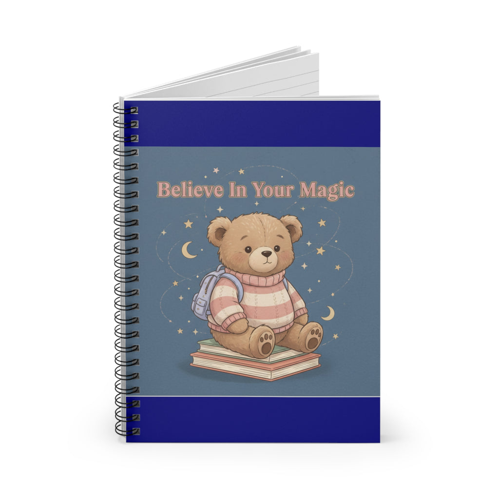 Bear Spiral Notebook – Believe in Your Magic