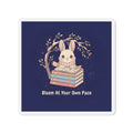 Rabbit Die-Cut Magnet – Bloom at Your Own Pace