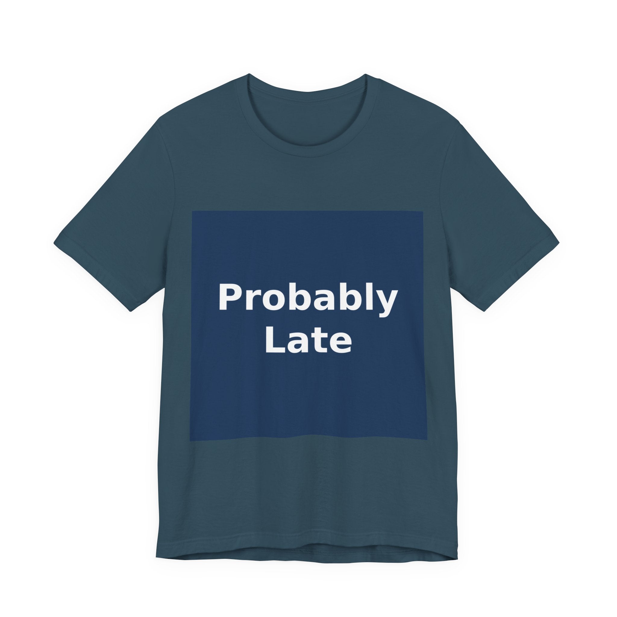 "Probably Late" Black Cat Women Tee | College Girl Gift | Fashion | KayKay Classics