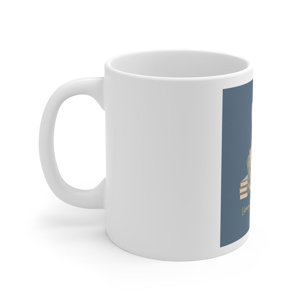 Library Days Are The Best Days Rabbit Mug 11oz