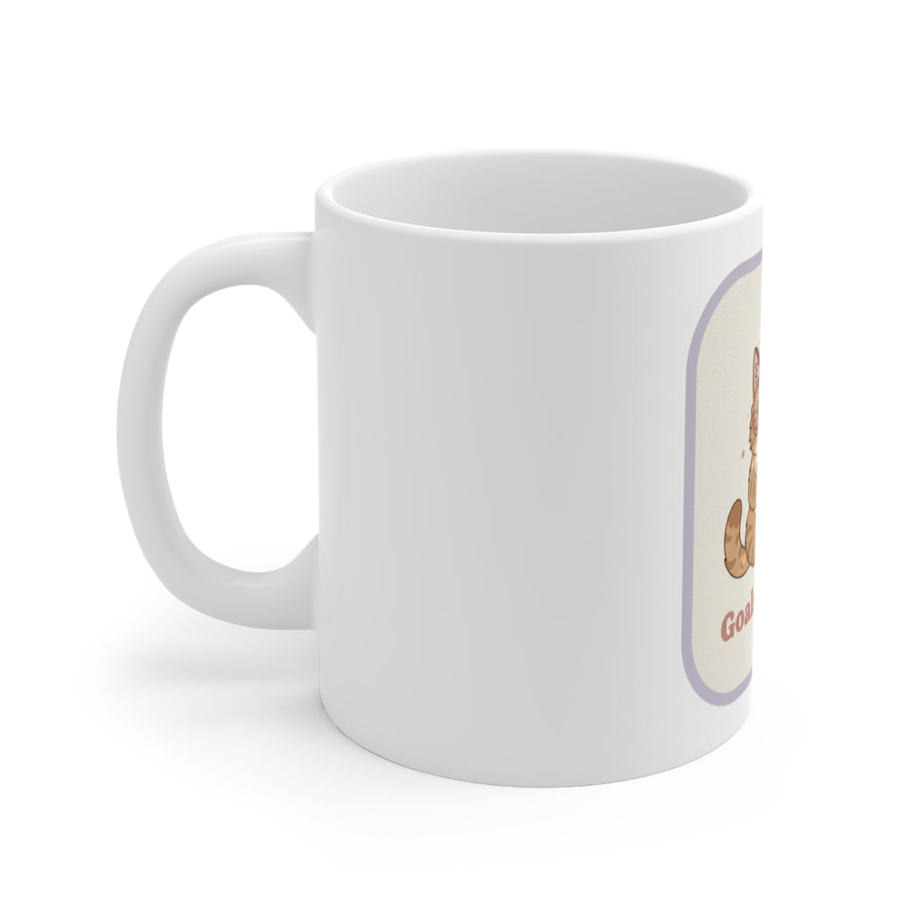 Goals On Goals Cat Mug 11oz