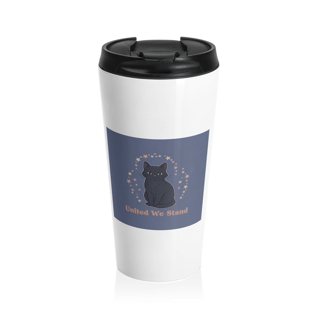 Black Cat Travel Mug – United We Stand