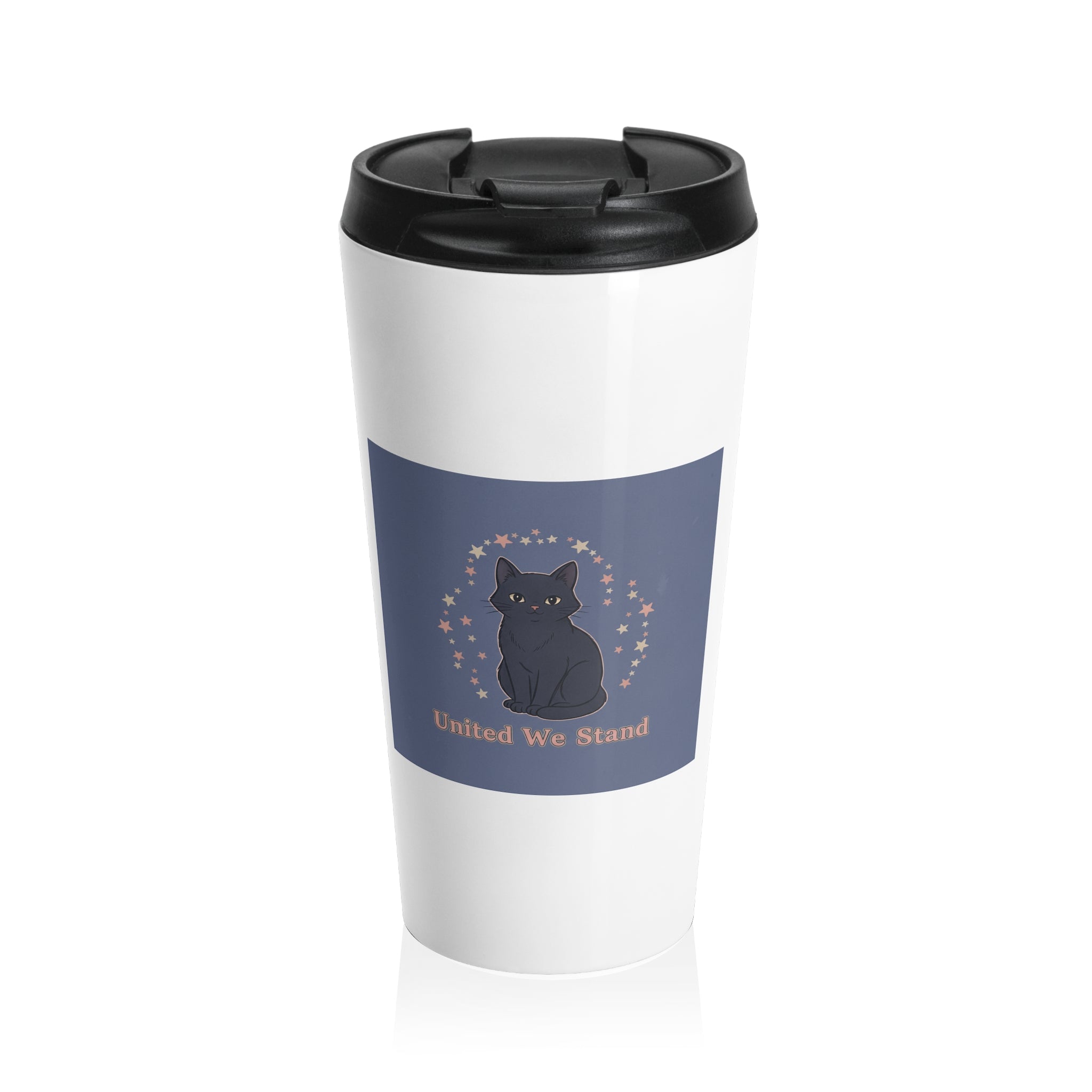 Black Cat Travel Mug – United We Stand