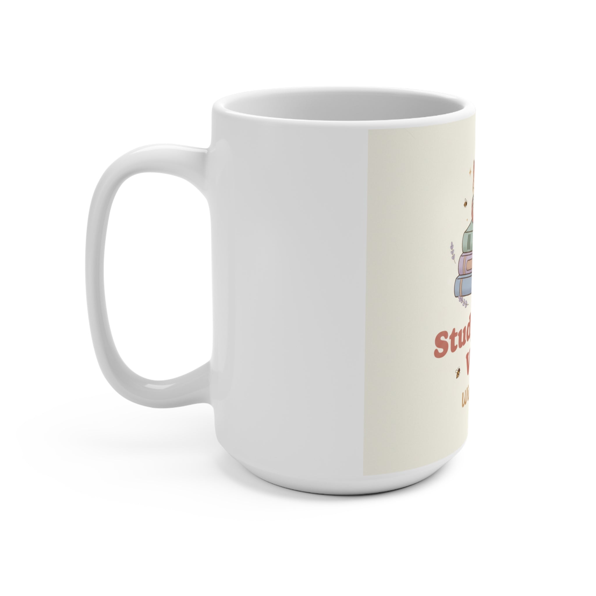Study Buddy Vibes Winter 2024 Butterfly Mug 15oz