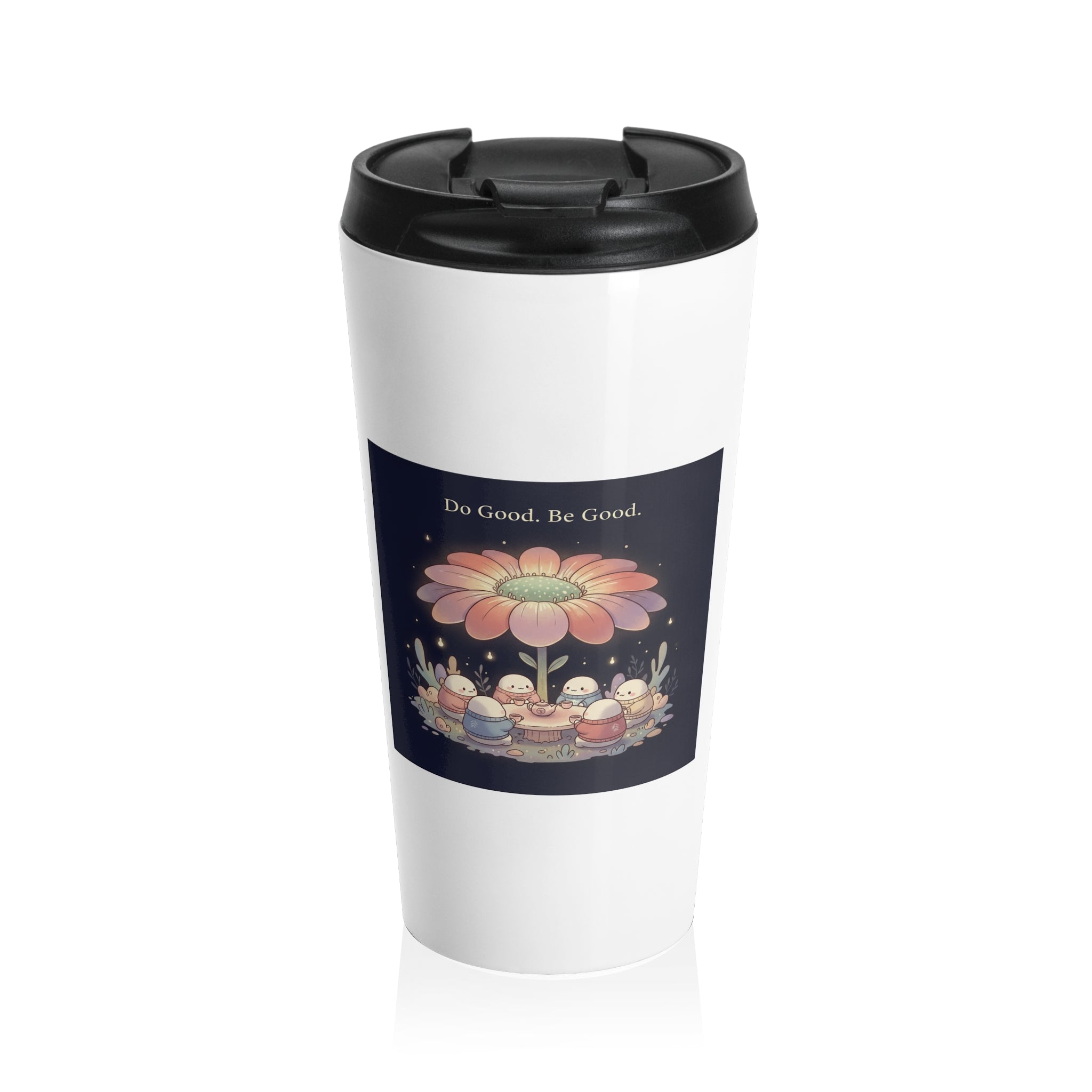 Tiny Chibi Creatures Travel Mug – Do Good Be Good