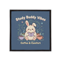 Bunny Iron-On Patch – Study Buddy Vibes Coffee Comfort