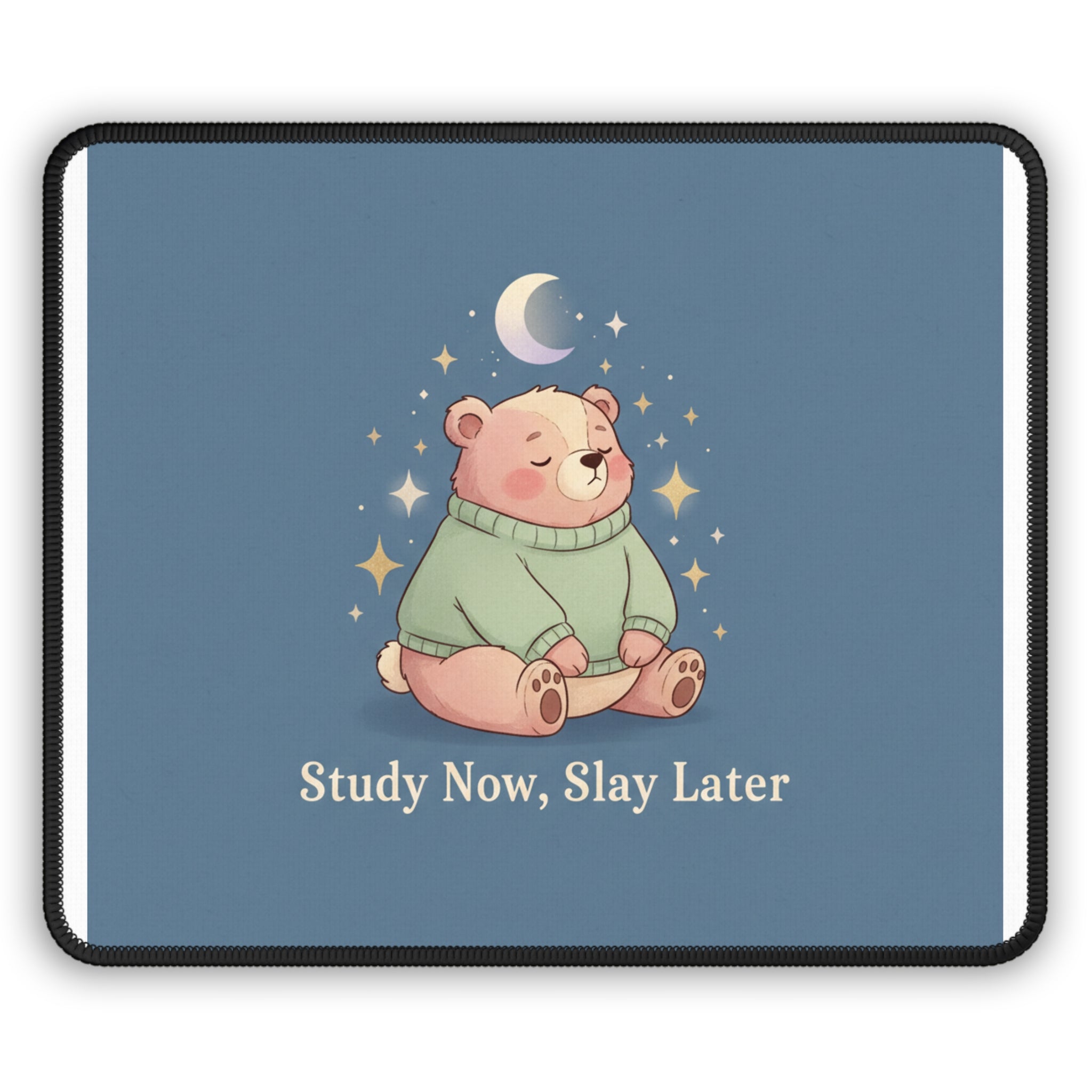 Bear Mouse Pad – Study Now Slay Later