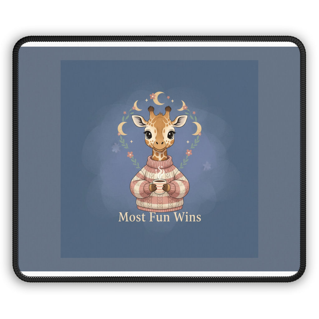 Giraffe Mouse Pad – Most Fun Wins