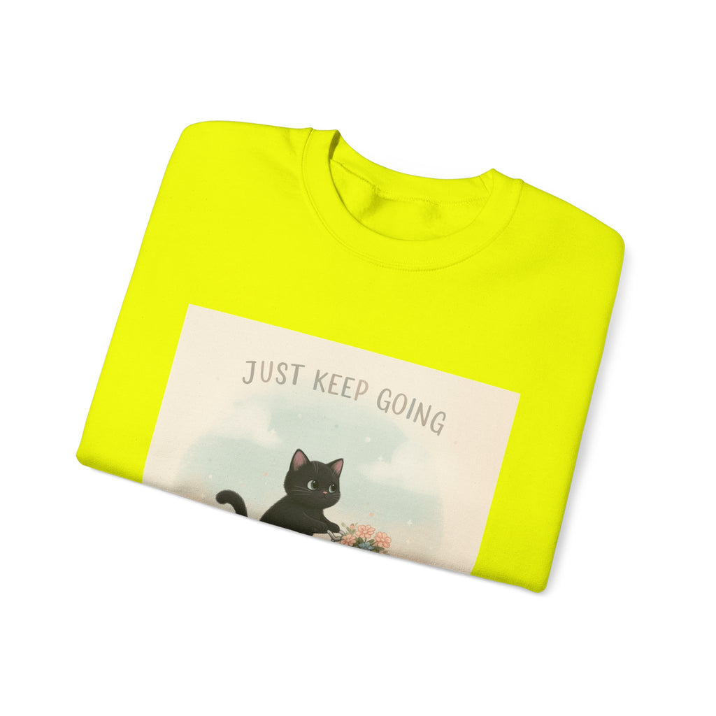 "Design" Black Cat Crewneck | College Girl Gift | Fashion | KayKay Classics
