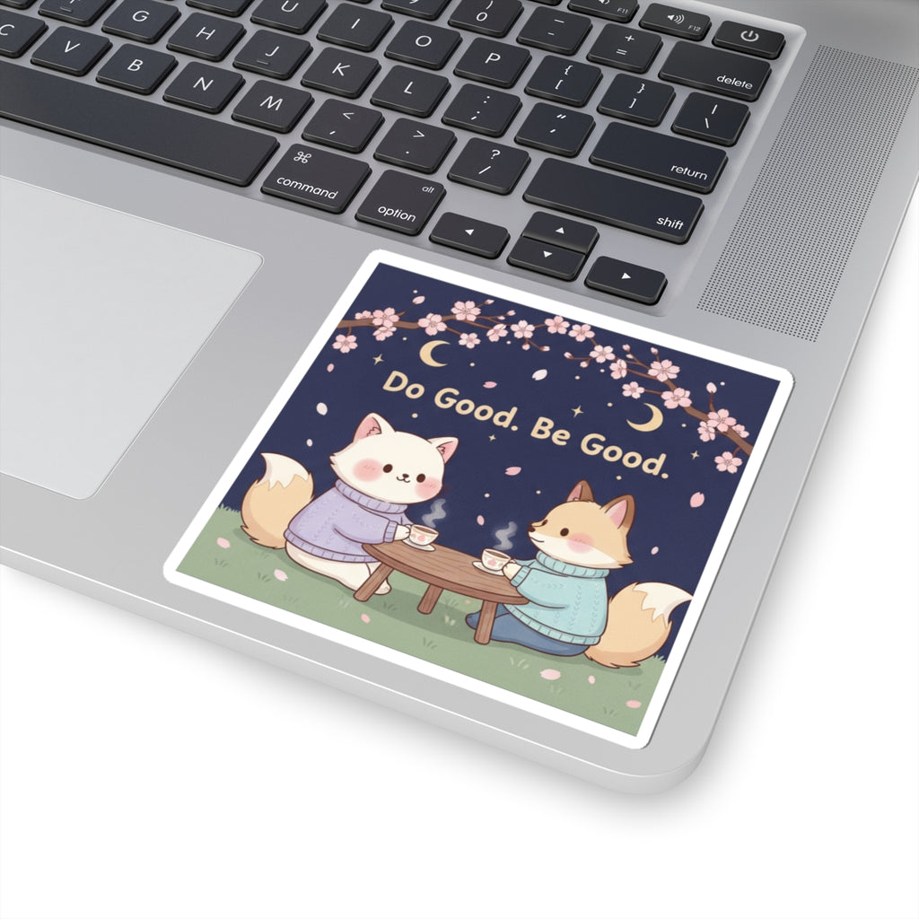 Cat Kiss-Cut Sticker – Do Good Be Good