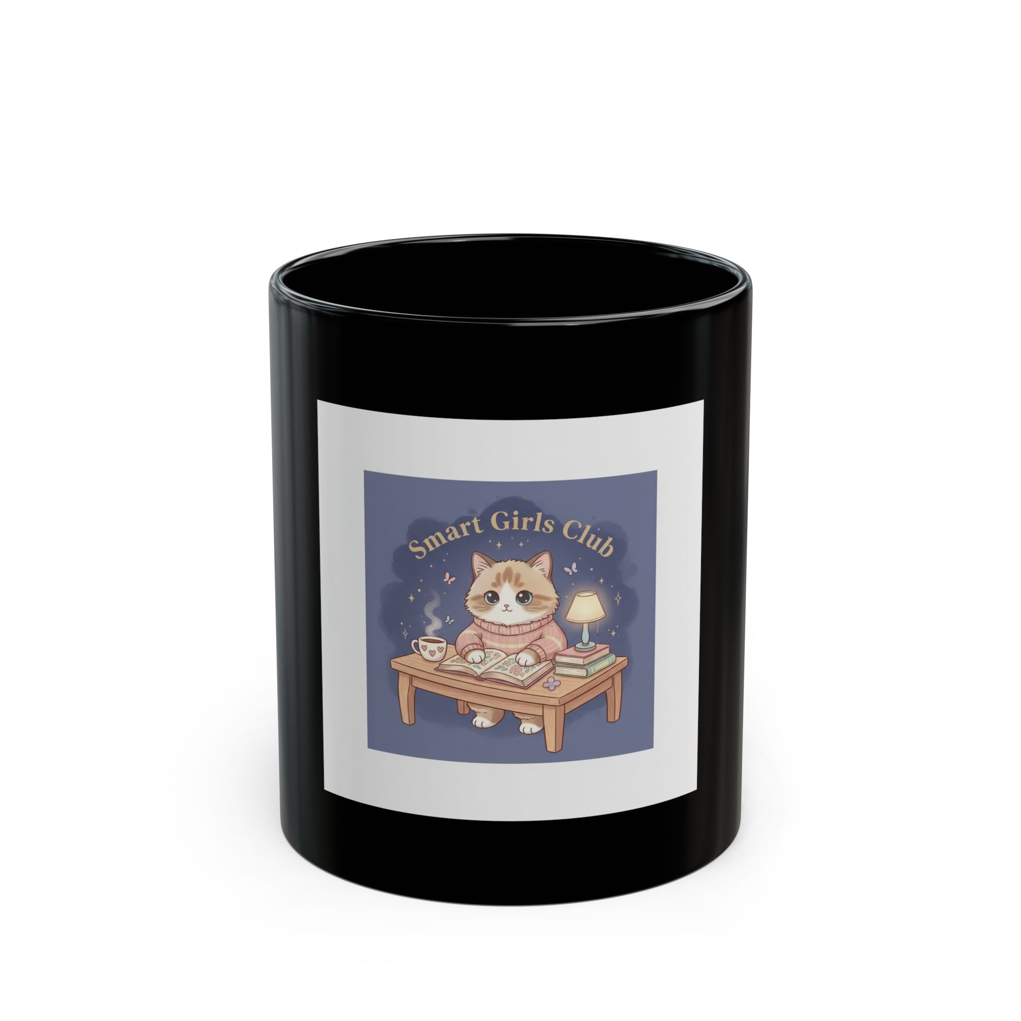 Bunny Black Mug 11oz – Smart Girls Club