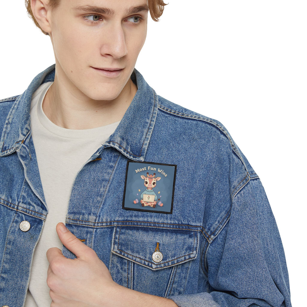 Giraffe Iron-On Patch – Most Fun Wins