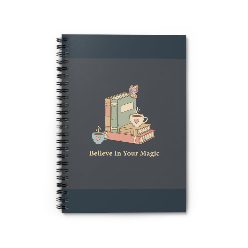 Butterfly Spiral Notebook – Believe in Your Magic