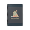 Butterfly Spiral Notebook – Believe in Your Magic