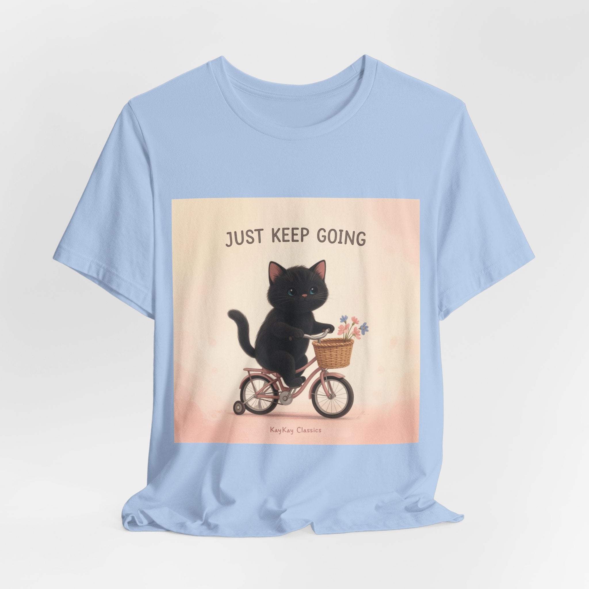 "Life Behind Bars" Black Cat Women Tee | College Girl Gift | Fashion | KayKay Classics
