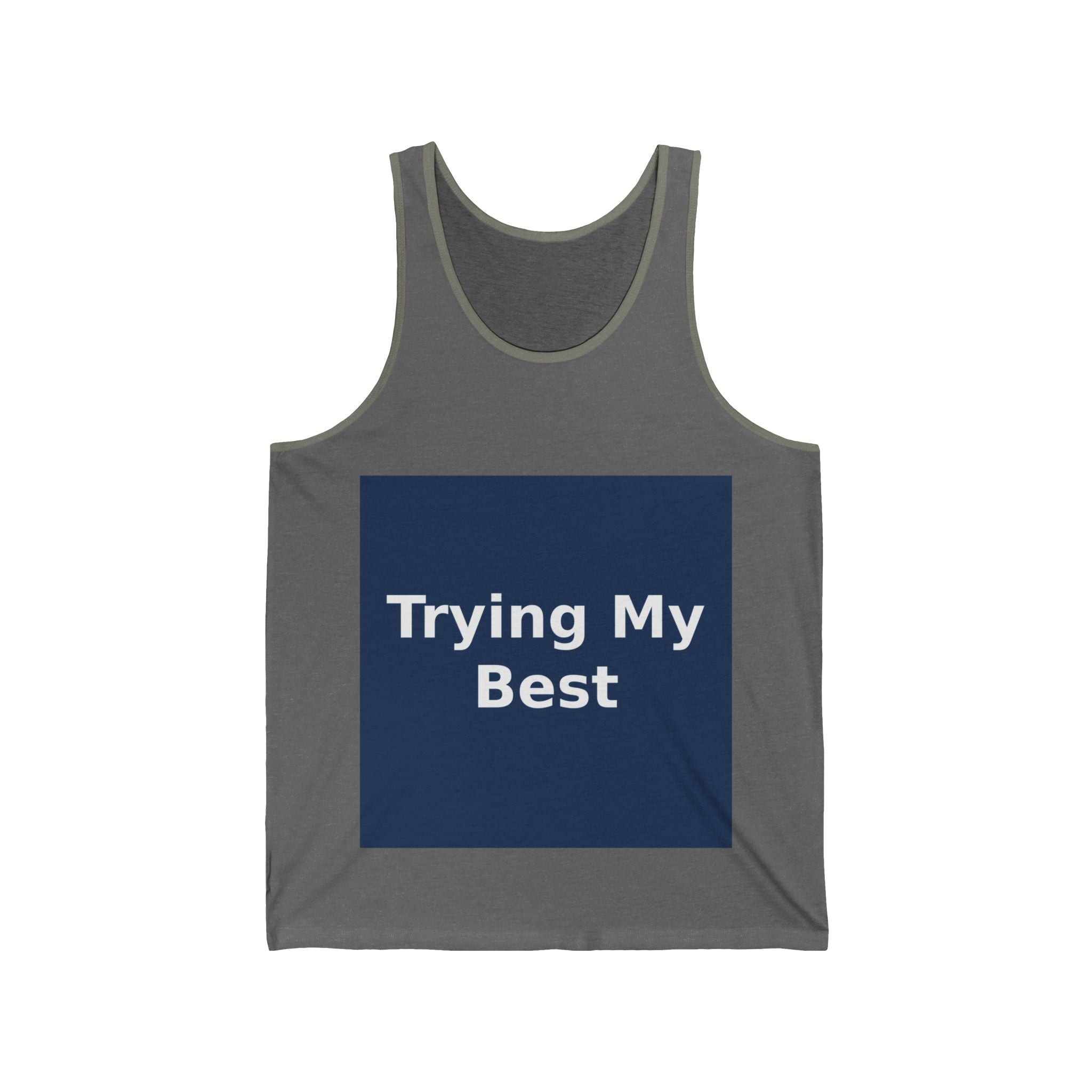 "Trying My Best" Black Cat Tank Top | College Girl Gift | Fashion | KayKay Classics