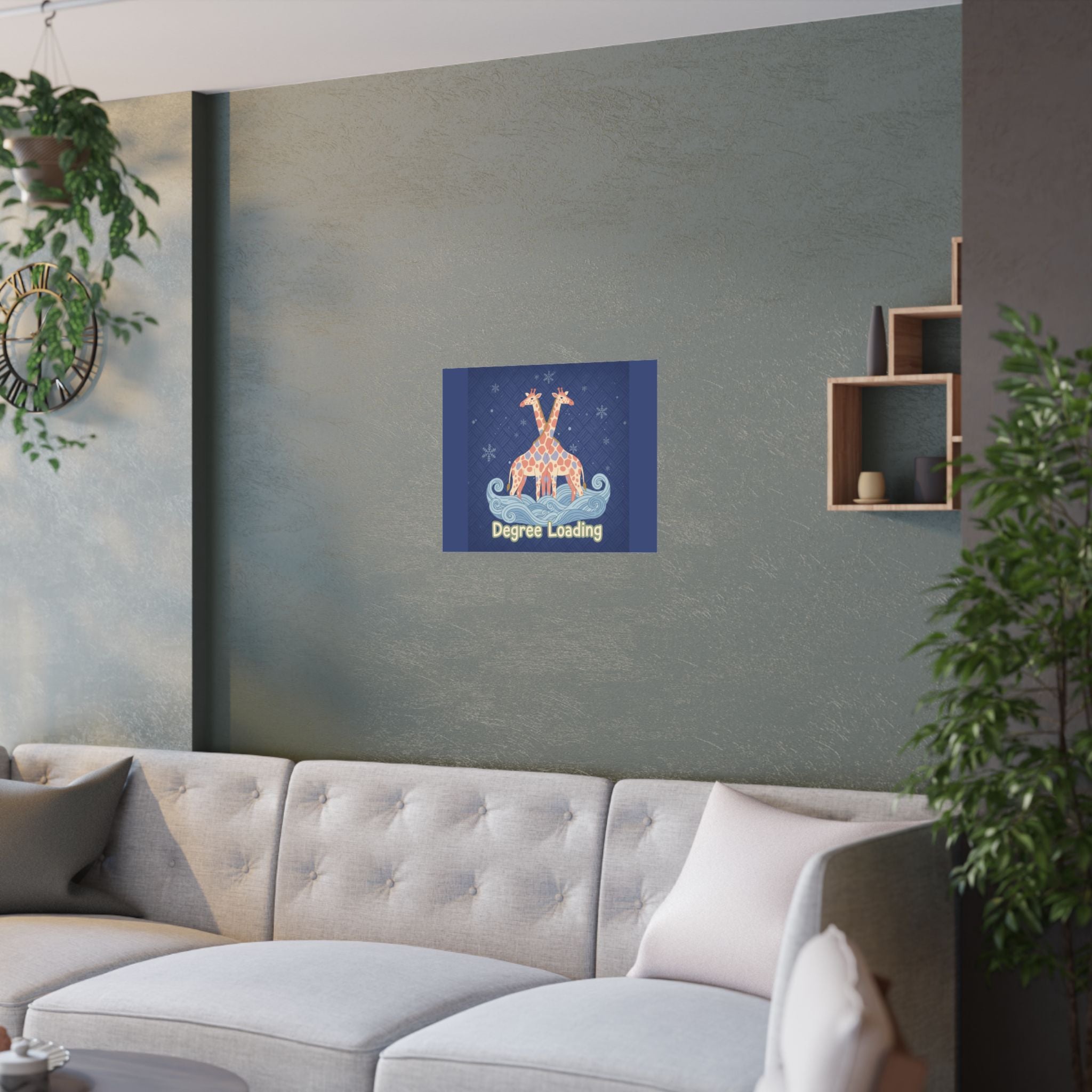 Degree Loading Giraffe Poster