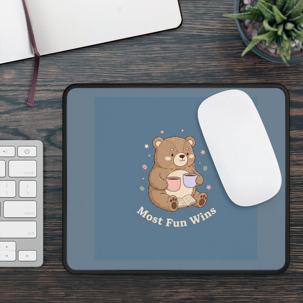 Bear Mouse Pad – Most Fun Wins