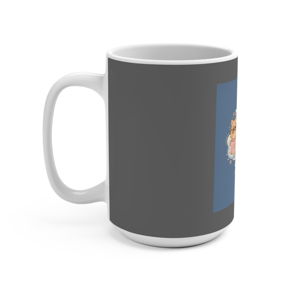 Cats With Glasses Mug 15oz – Coffee and Confidence