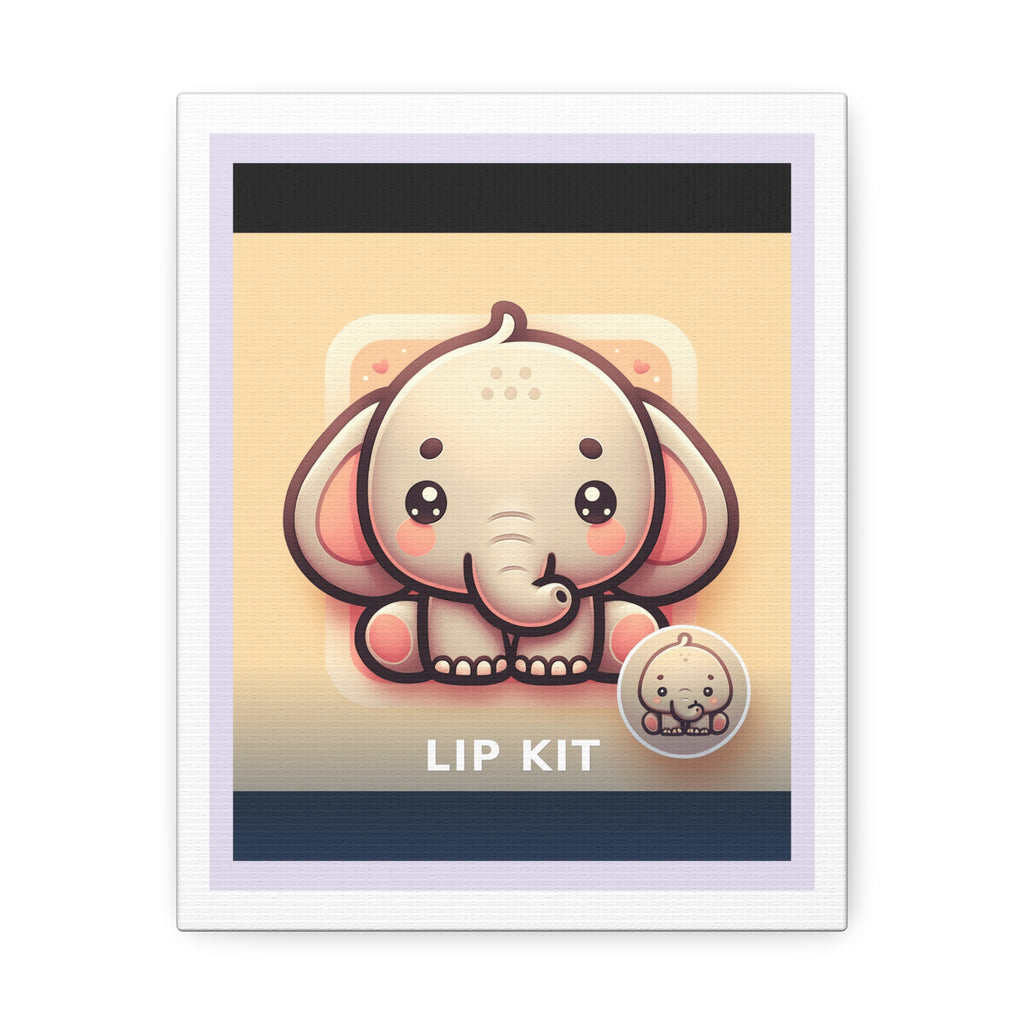 "Lip Kit" Black Cat Canvas | College Girl Gift | Fashion | KayKay Classics