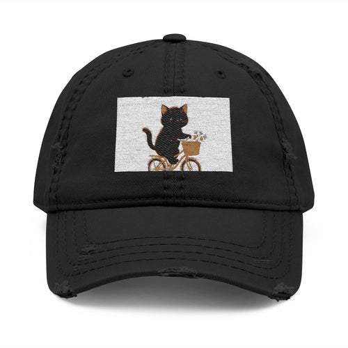 "Life Behind Bars" Black Cat Dad Hat | College Girl Gift | Fashion | KayKay Classics