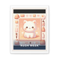 "Rush Week" Black Cat Canvas | College Girl Gift | Fashion | KayKay Classics